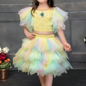 ELEGANT MULTILAYERED TWO PC PARTY WEAR DRESSING room